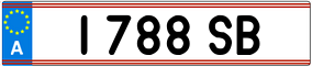 Truck License Plate